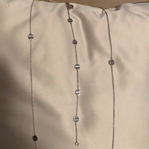 Gorjana station necklace and bracelet set